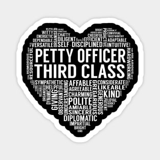 Petty Officer Third Class Heart Magnet