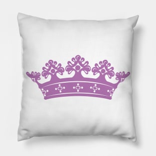 Purple Crown Pillow