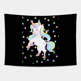 Unicorn Sparkle Star Tapestry