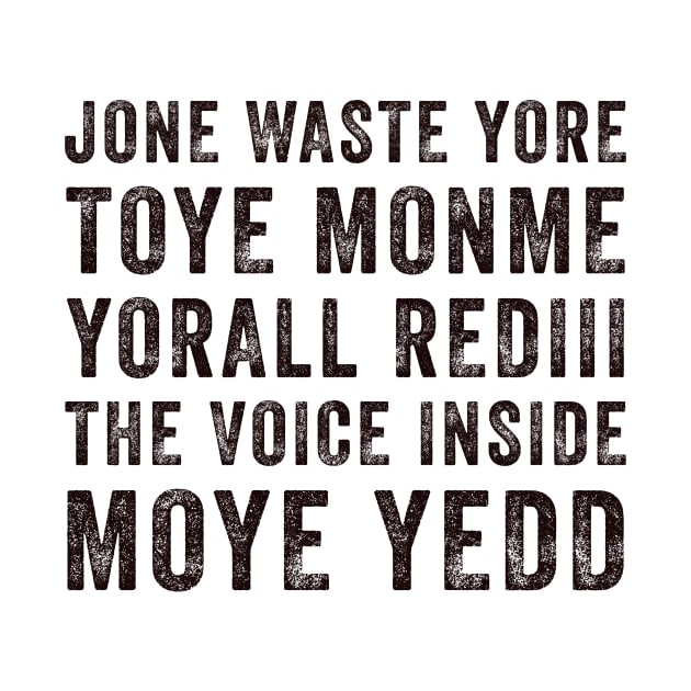 JONE WASTE YORE Funny I Miss You Jone Waste Yore Toye Monme by DesignergiftsCie