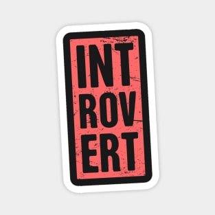 Introvert Stamp Magnet