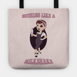 Old Style Cartoon pin up - Milkshake Tote