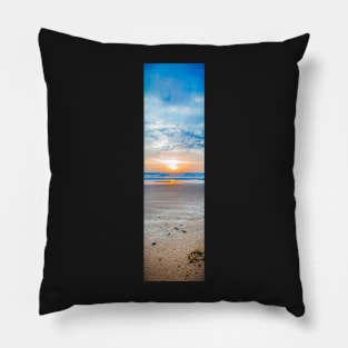 Beach sunrise Pillow