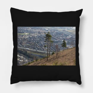 Port Talbot from the hillside - 2013 Pillow