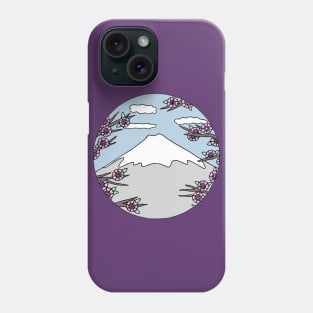 Mt Fuji with Cherry Blossoms Phone Case