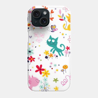 Cute kawaii cats Phone Case