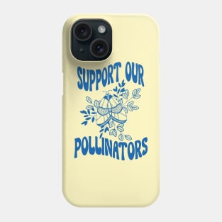 Support Our Pollinators Moth Phone Case