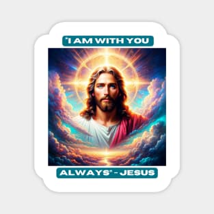 "I am with you always" - Jesus Magnet