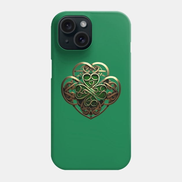 Shamrock Ireland steel Phone Case by presstex.ua@gmail.com