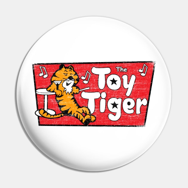 The Toy Tiger Pin by zurcnami