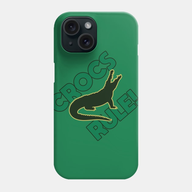 Crocs Rule! Phone Case by Mercado Graphic Design