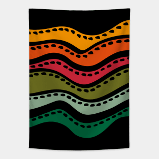 Color Waves Tapestry