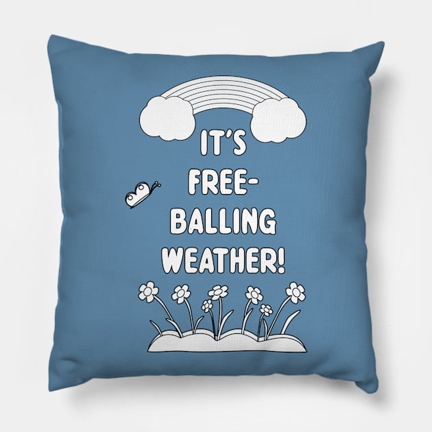 Free-Balling Pillow by JasonLloyd