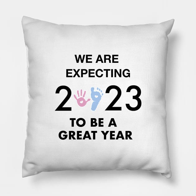 We are expecting 2023 to be a great year Pillow by GULSENGUNEL