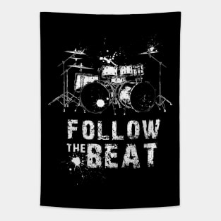 Follow the Beat - Drum - Rock - Metal - Blues - Jazz Tapestry