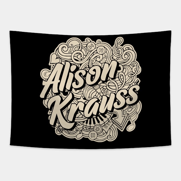 Alison Krauss - Vintage Tapestry by graptail