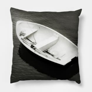 Moored Rowing Boat at Beaumaris, North Wales, UK Pillow