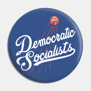 Democratic Socialists Baseball Blue Pin