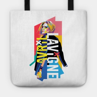 Avril Pop Art Lavigne Tote