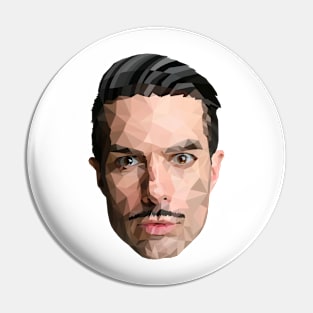 Troy Hawke Portrait Pin