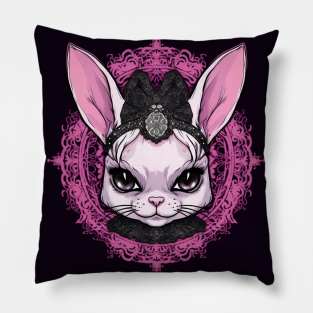 Cute Pink Bunny Pillow