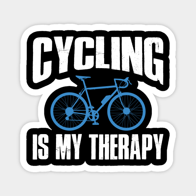 Cycling Is My Therapy Funny Mountainbike Gift Cycling Is My Therapy