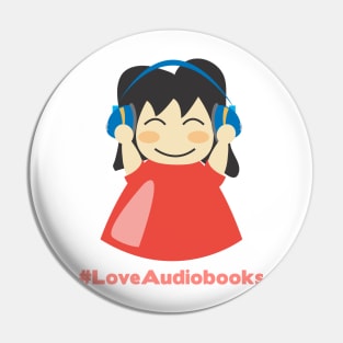 #LoveAudiobooks Girl 2 Pin