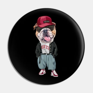 Bulldog - Hip Hop Style Pin