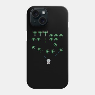 Galaga Starship Battle Phone Case