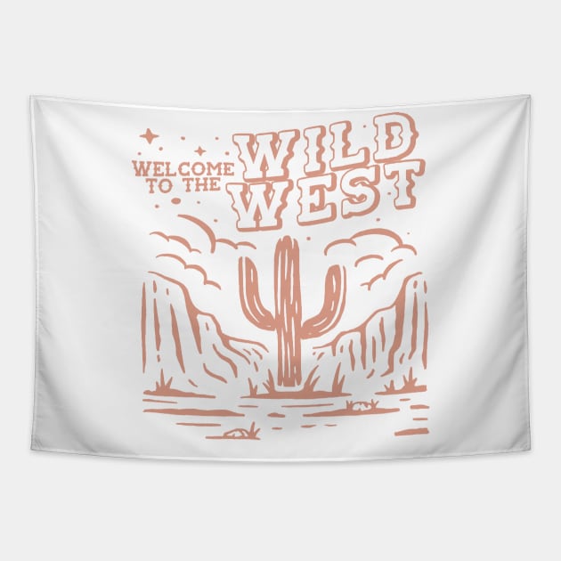 Wild West Western Tapestry by uncommontee