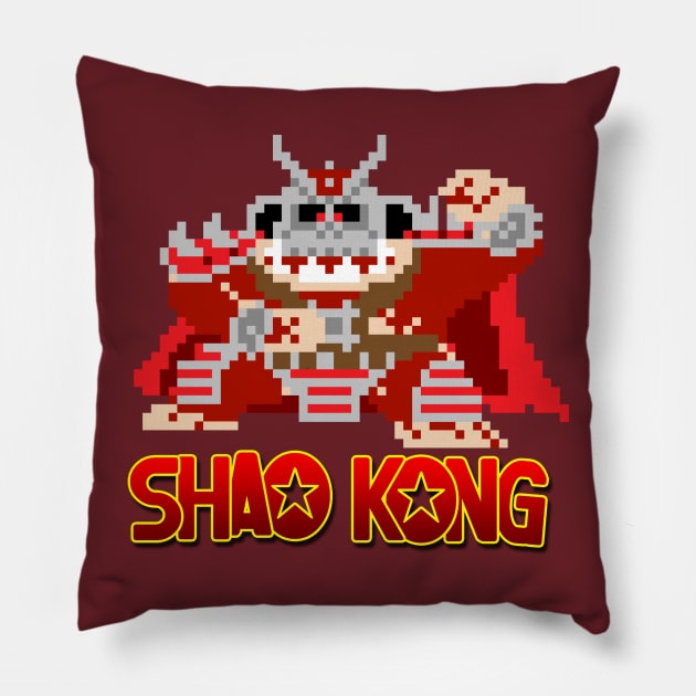 Shao Kong (PARODY) Pillow by psychoandy