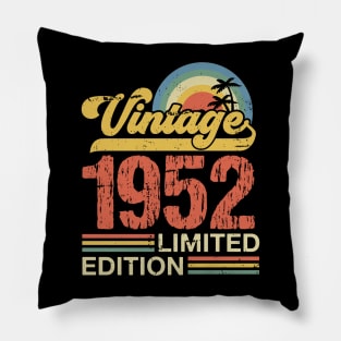 Retro vintage 1952 limited edition Pillow