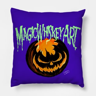 MagicWhiskeyART Drip Logo Pillow