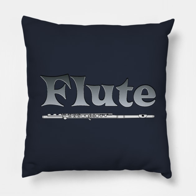 Shaded Flute Pillow by Barthol Graphics