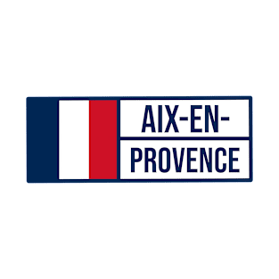 Aix-en-Provence France Flag T-Shirt