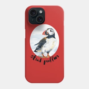 stud puffin Phone Case