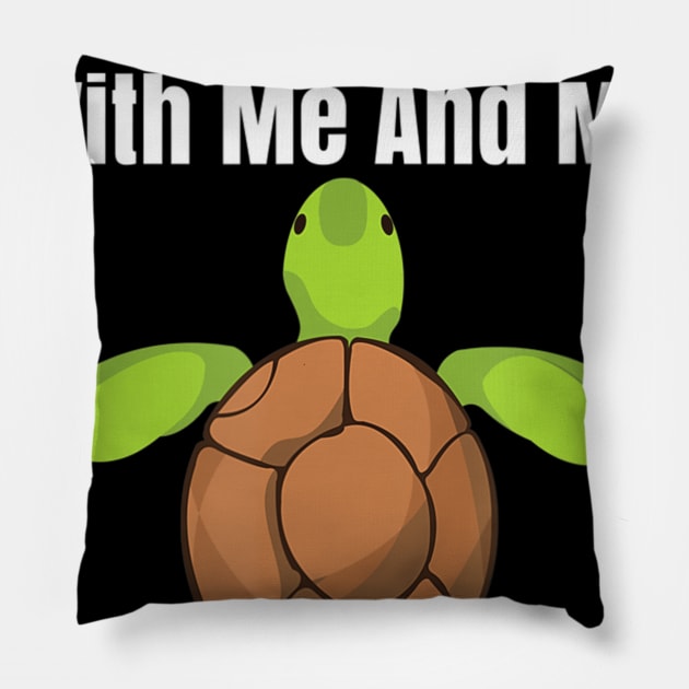 Jesus Walks With Me And My Turtle Pillow by Kellers