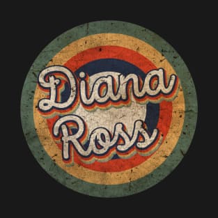 Diana Name Personalized Ross Vintage Retro 60s 70s Birthday Gift T-Shirt