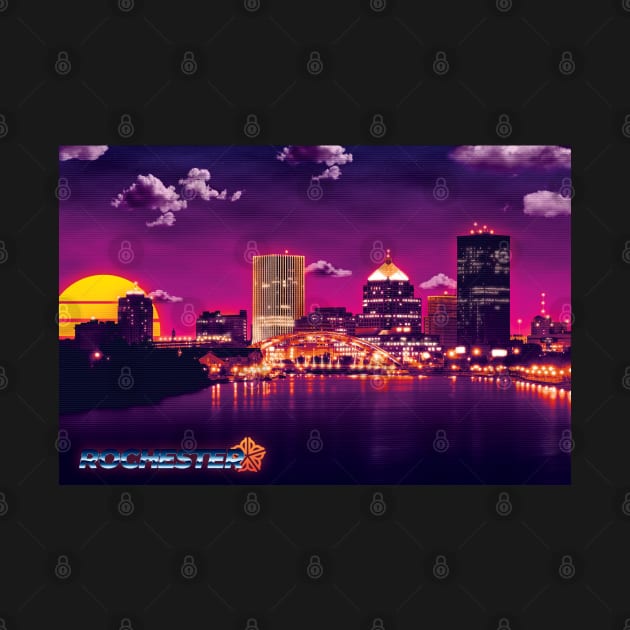 Neon Rochester by patrickkingart