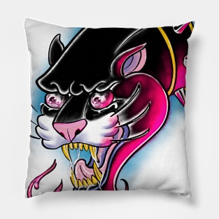 Neon Panther Pillow