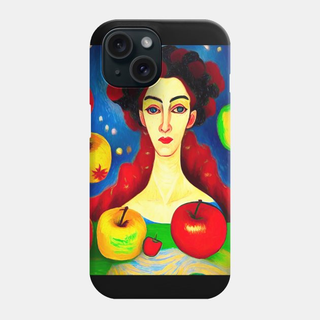 Goddess of Apples 2 Phone Case by secretgardener