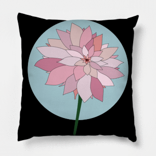 Pink Dahlia Pillow