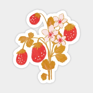 Strawberry Bunch 1 Magnet