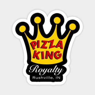 Pizza King Cowboy Logo Magnet