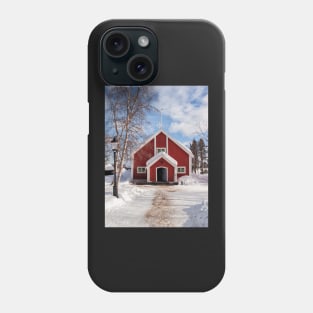 Little Church in the Snow Phone Case