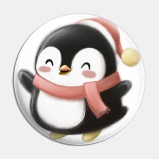 Cute Penguin Drawing Pin