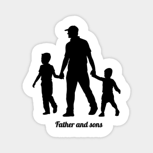 Father and Sons Magnet