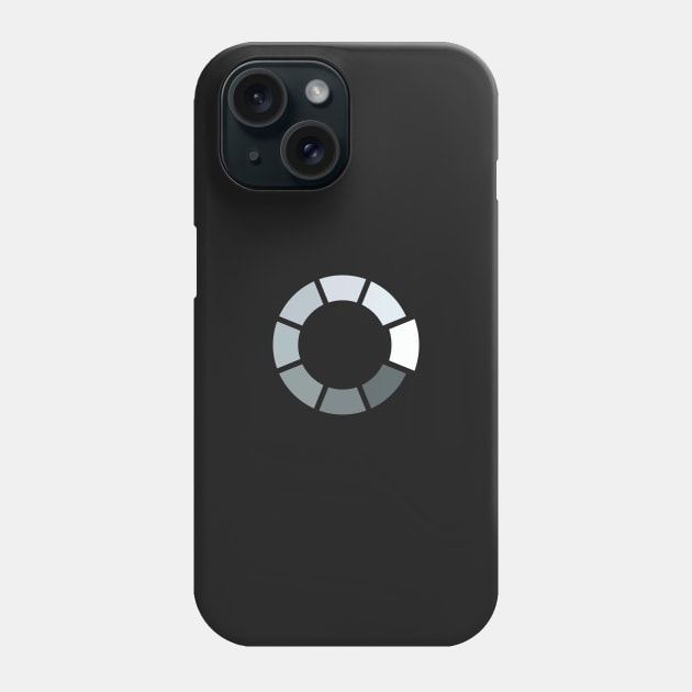 Black Mirror Title Spinner Phone Case by Mousekidoodle