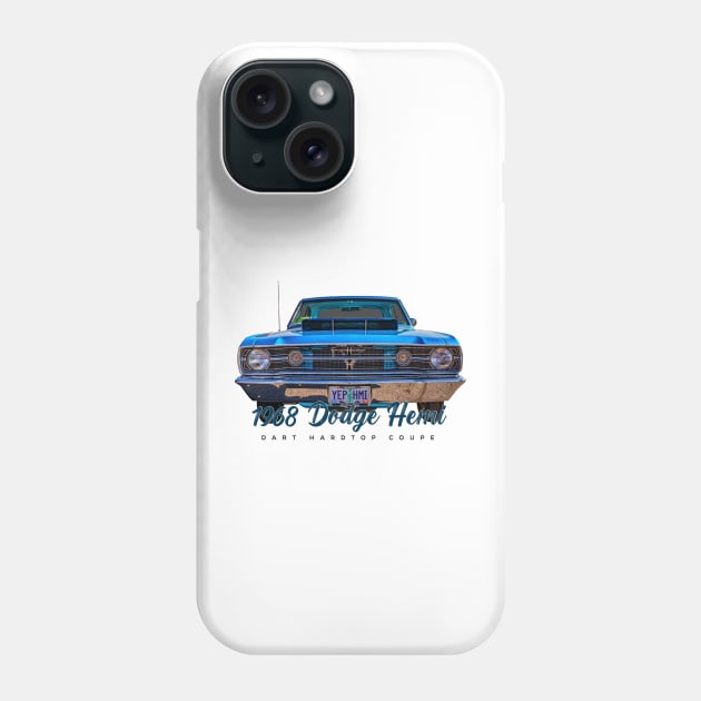 1968 Dodge Hemi Dart Hardtop Coupe Phone Case by Gestalt Imagery