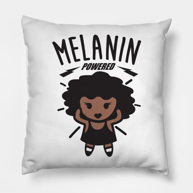 Melanin Powered Pillow by dn1ce25